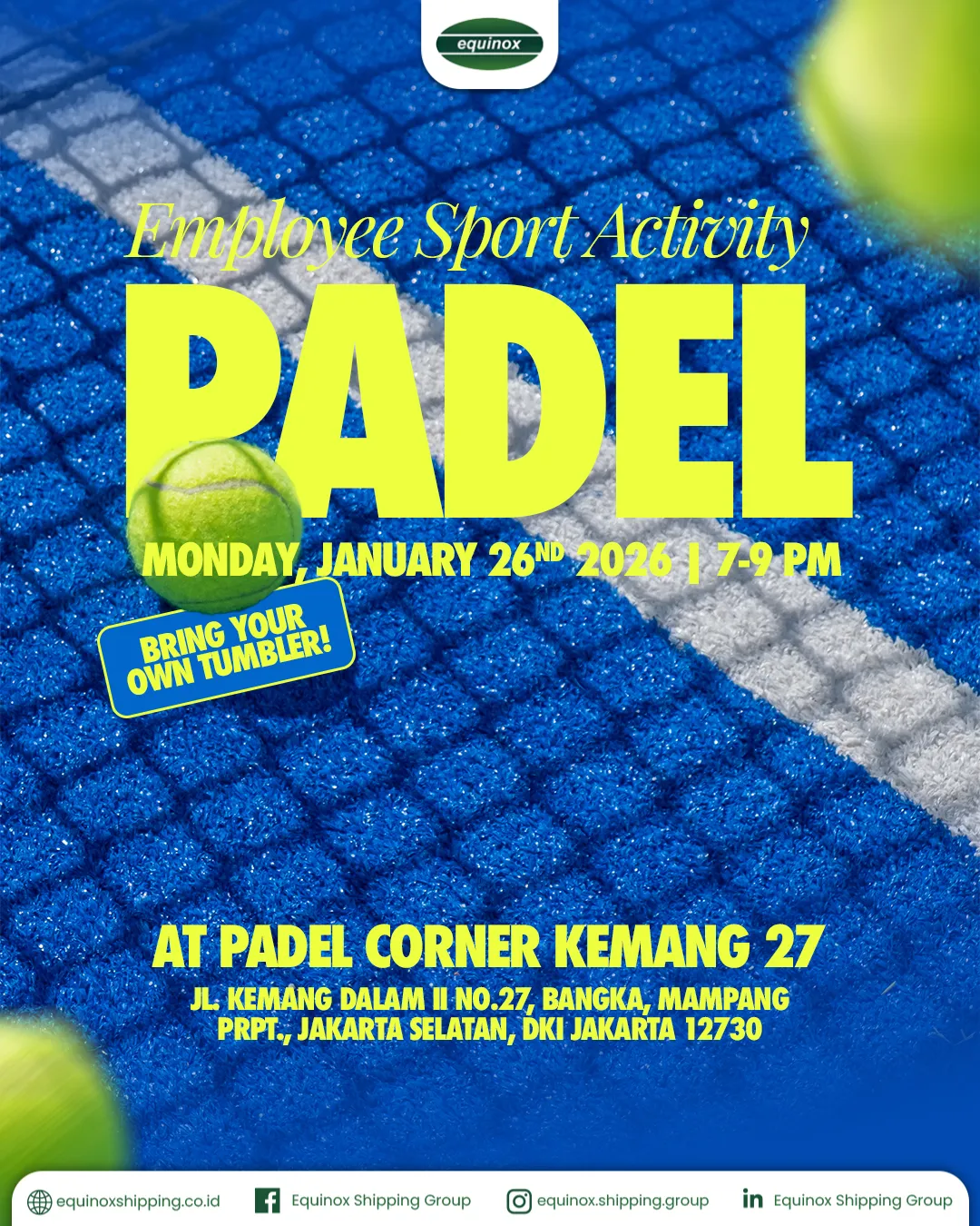 Social Media Rebranding PT Equinox Shipping Group